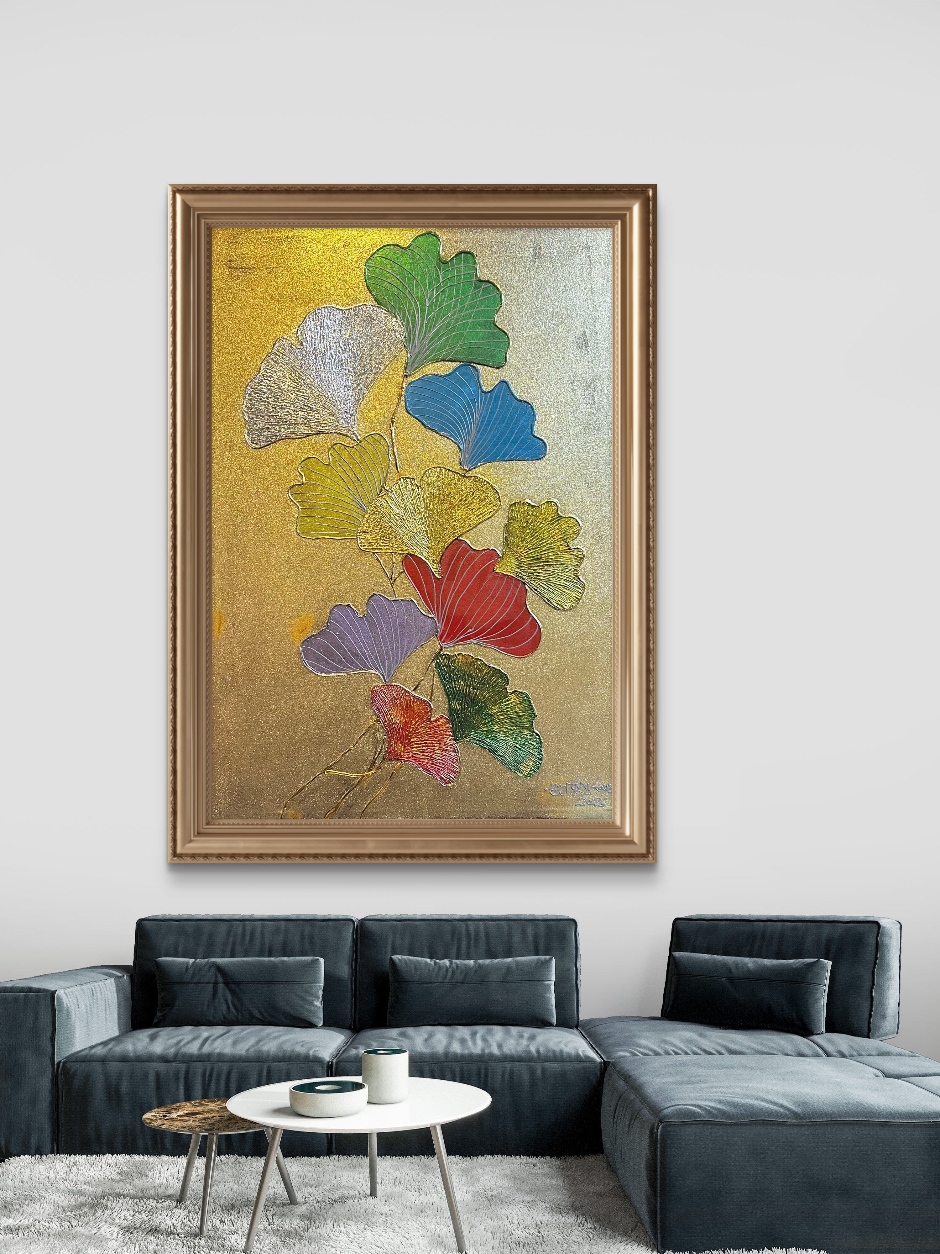 Gold flower001
