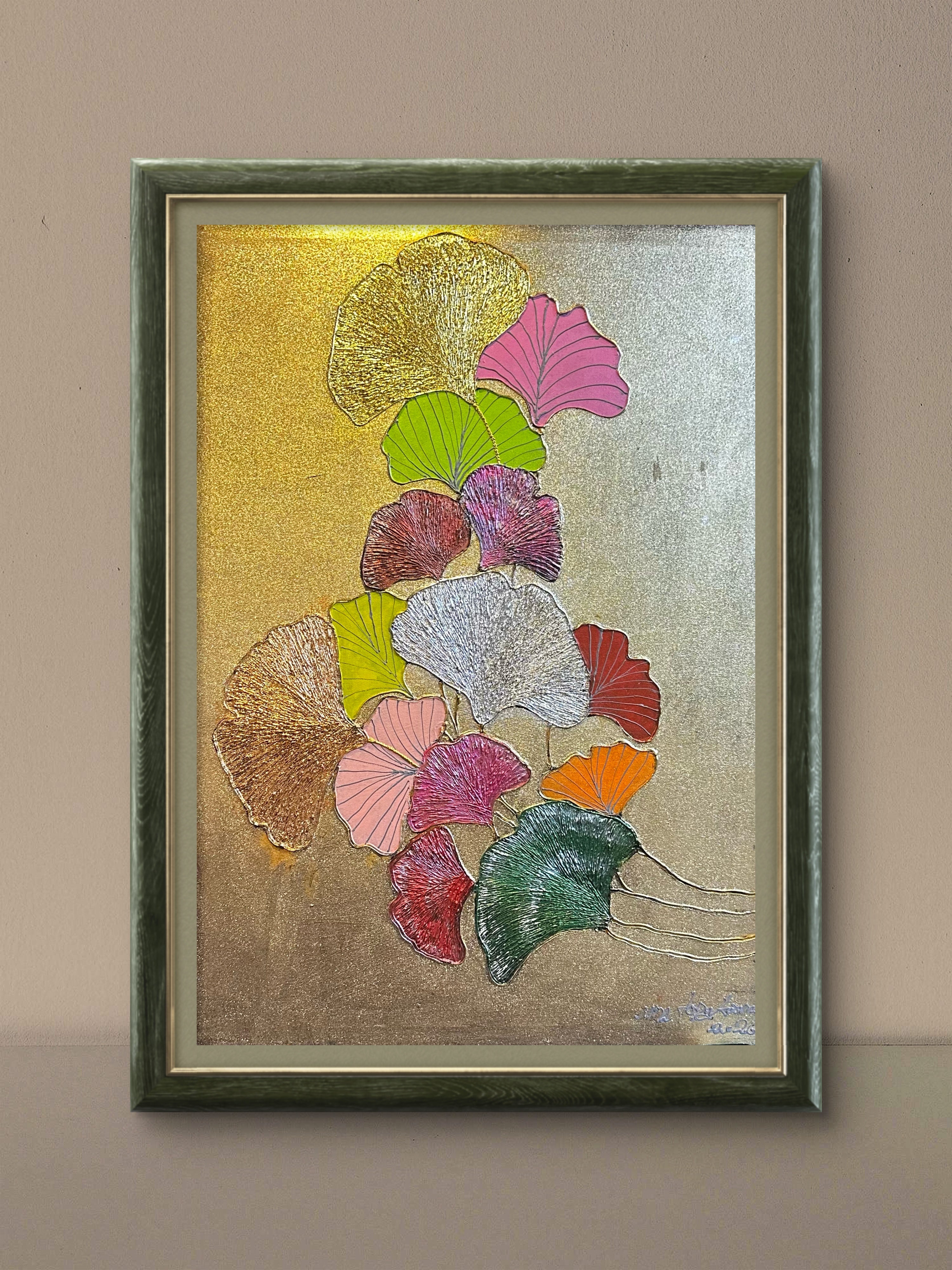 Gold flower002