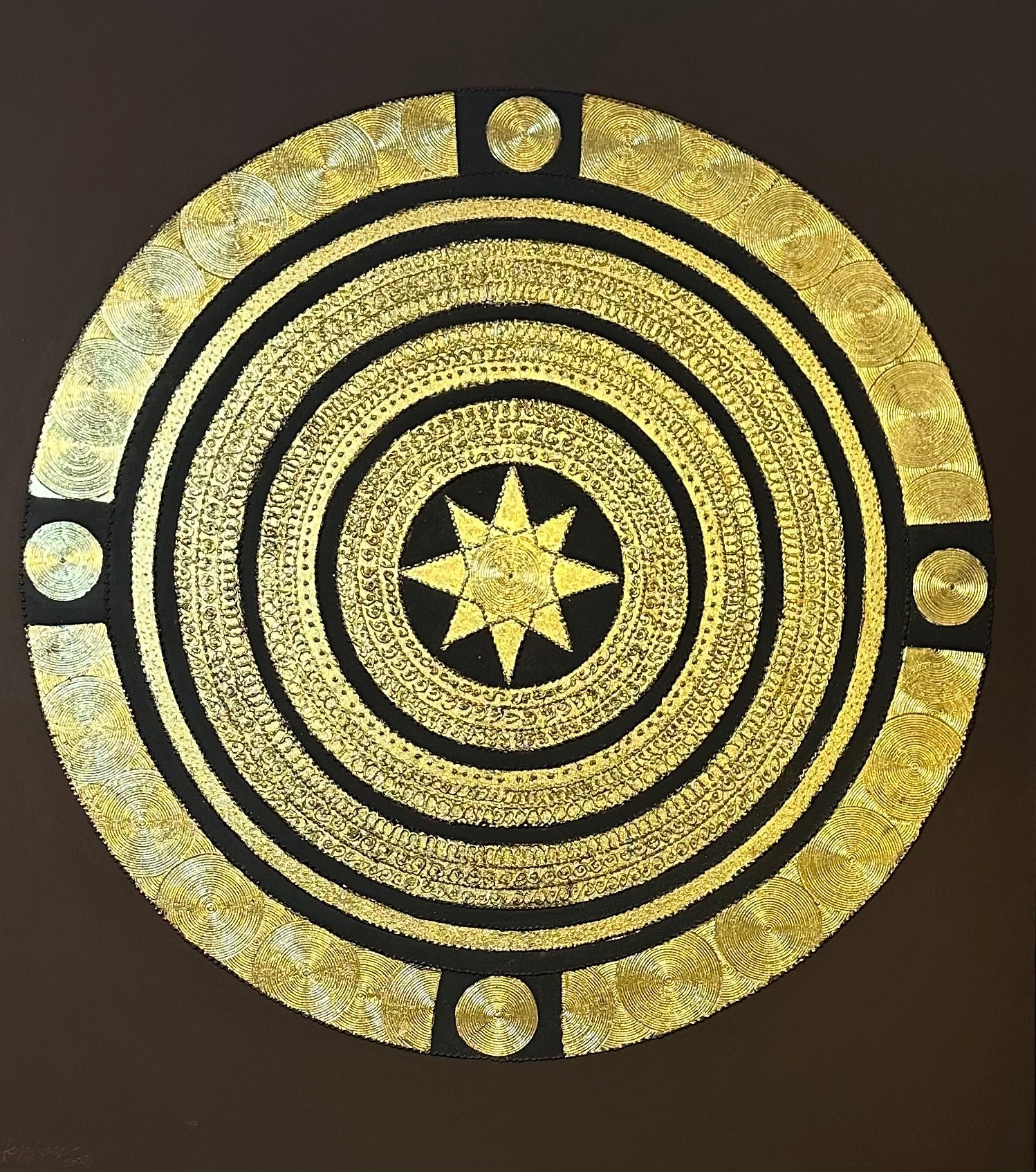 Gold painting 006