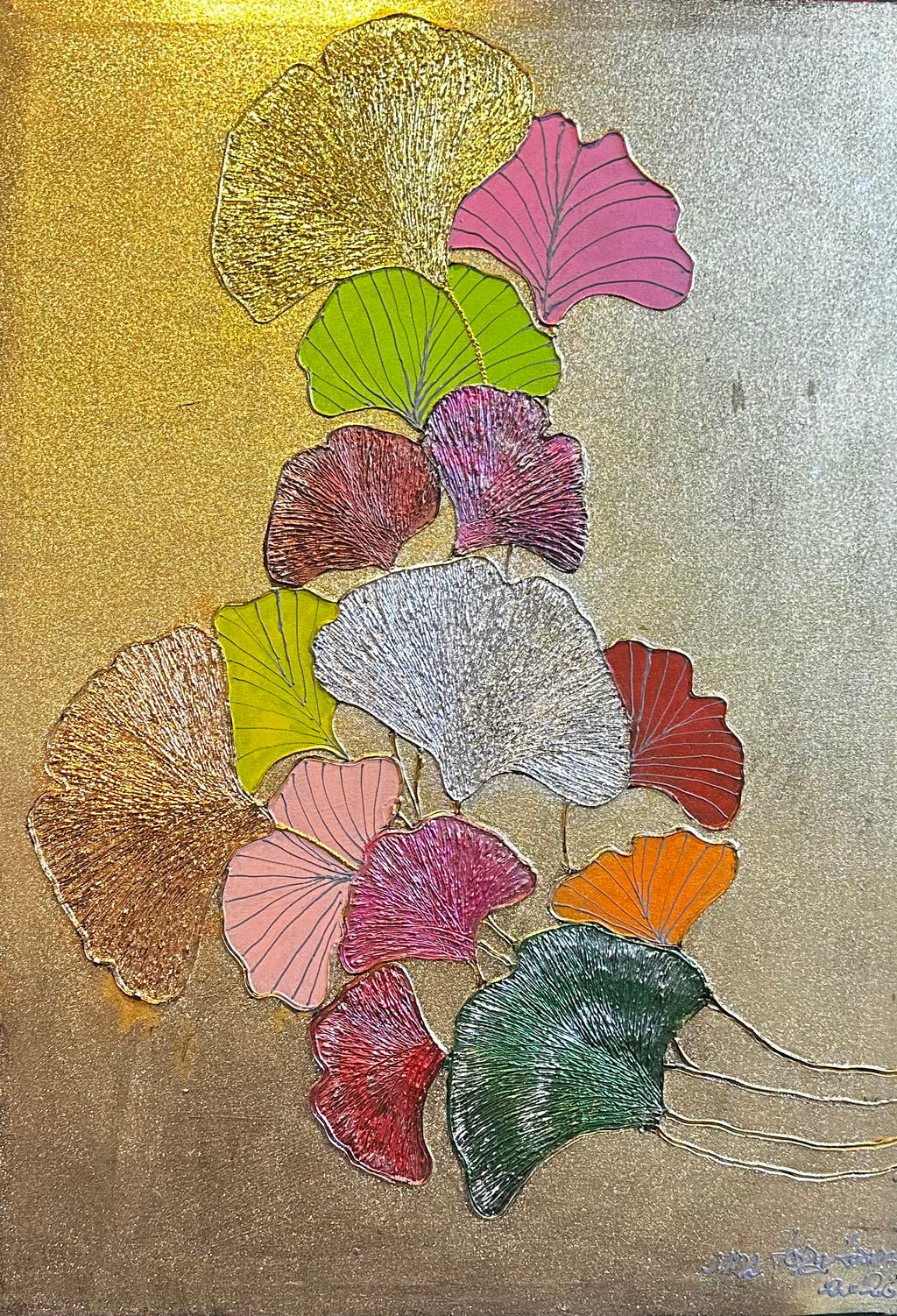Gold flower002
