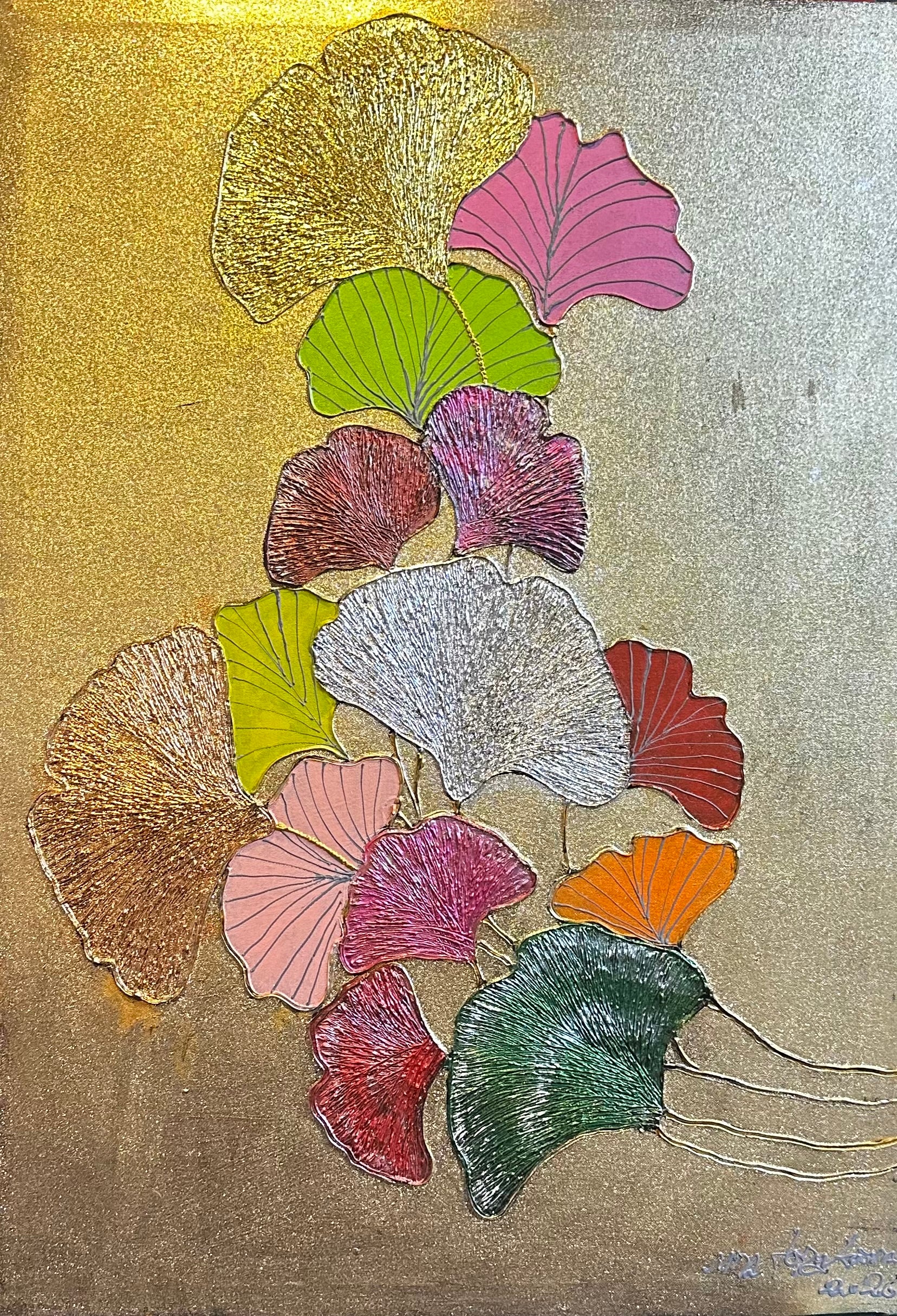 Gold flower002