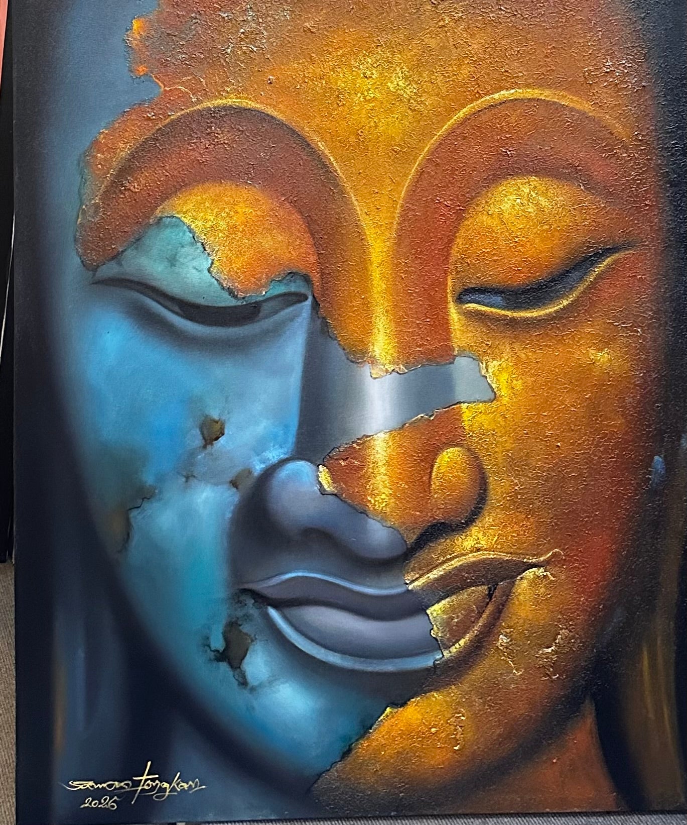 Buddha sand001