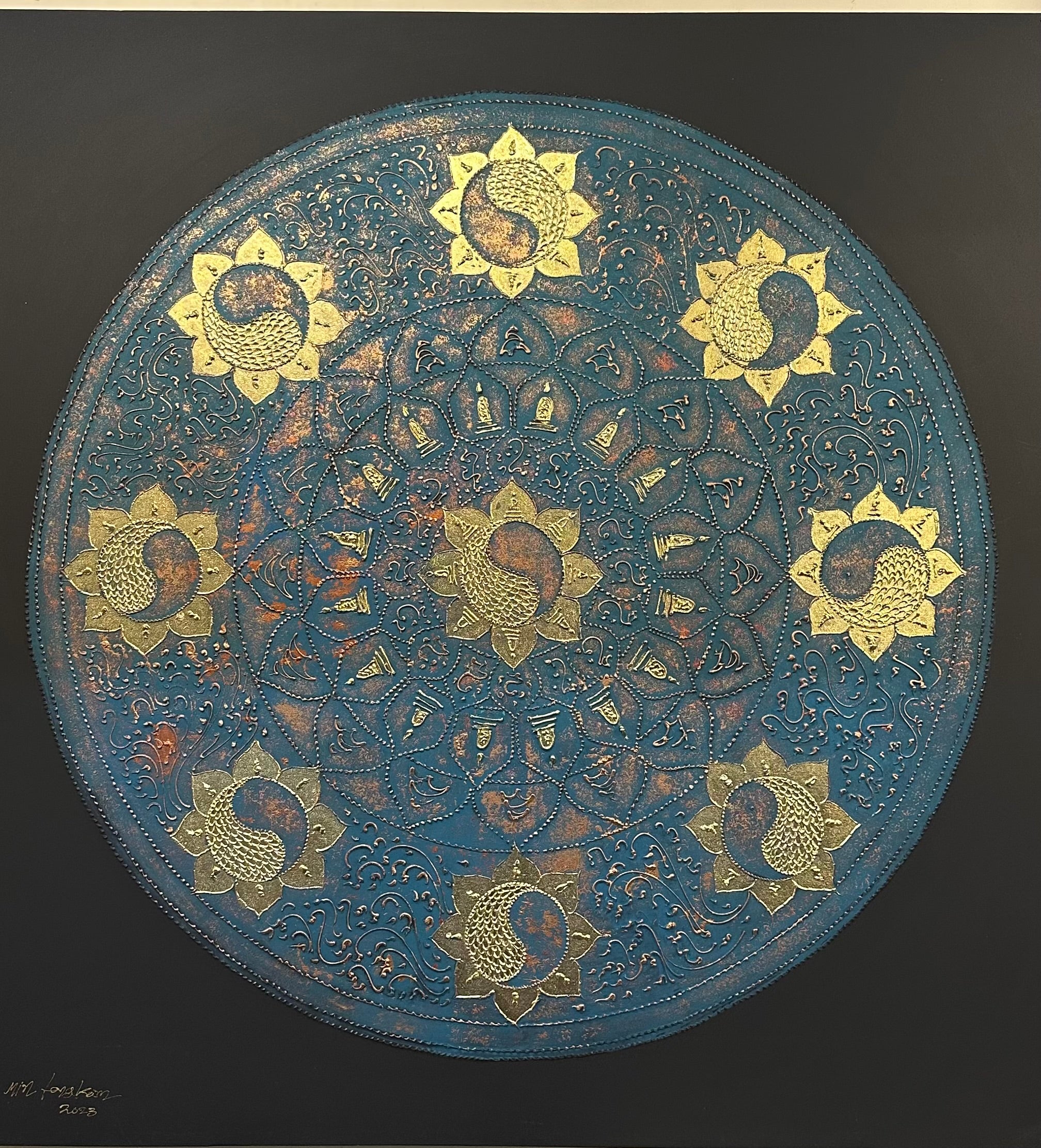 Gold painting 005
