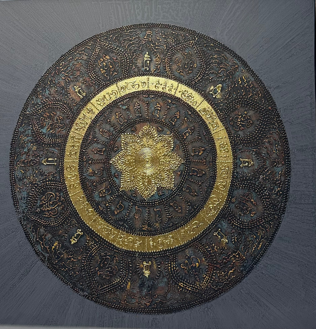 Gold painting 008