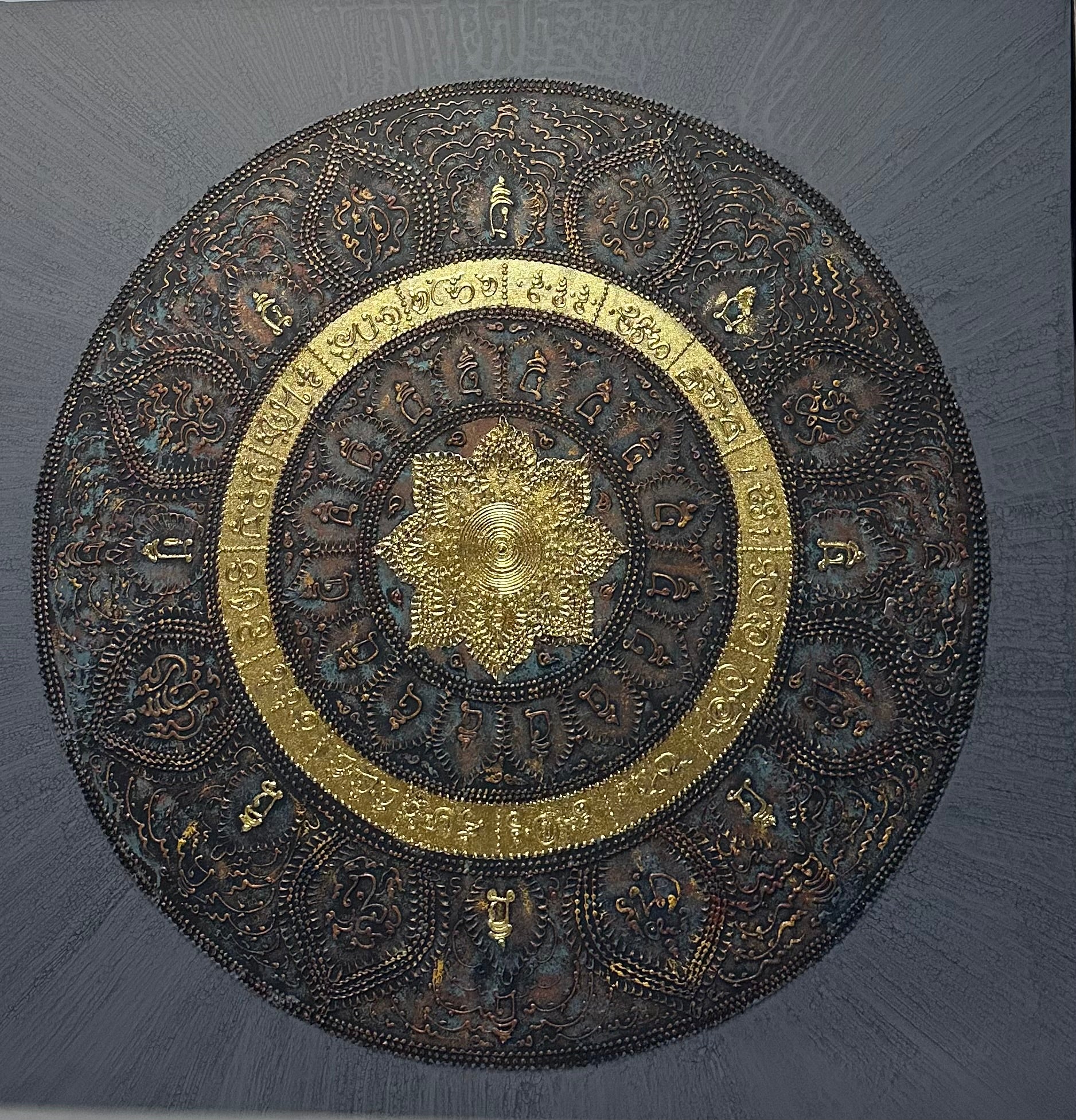 Gold painting 008
