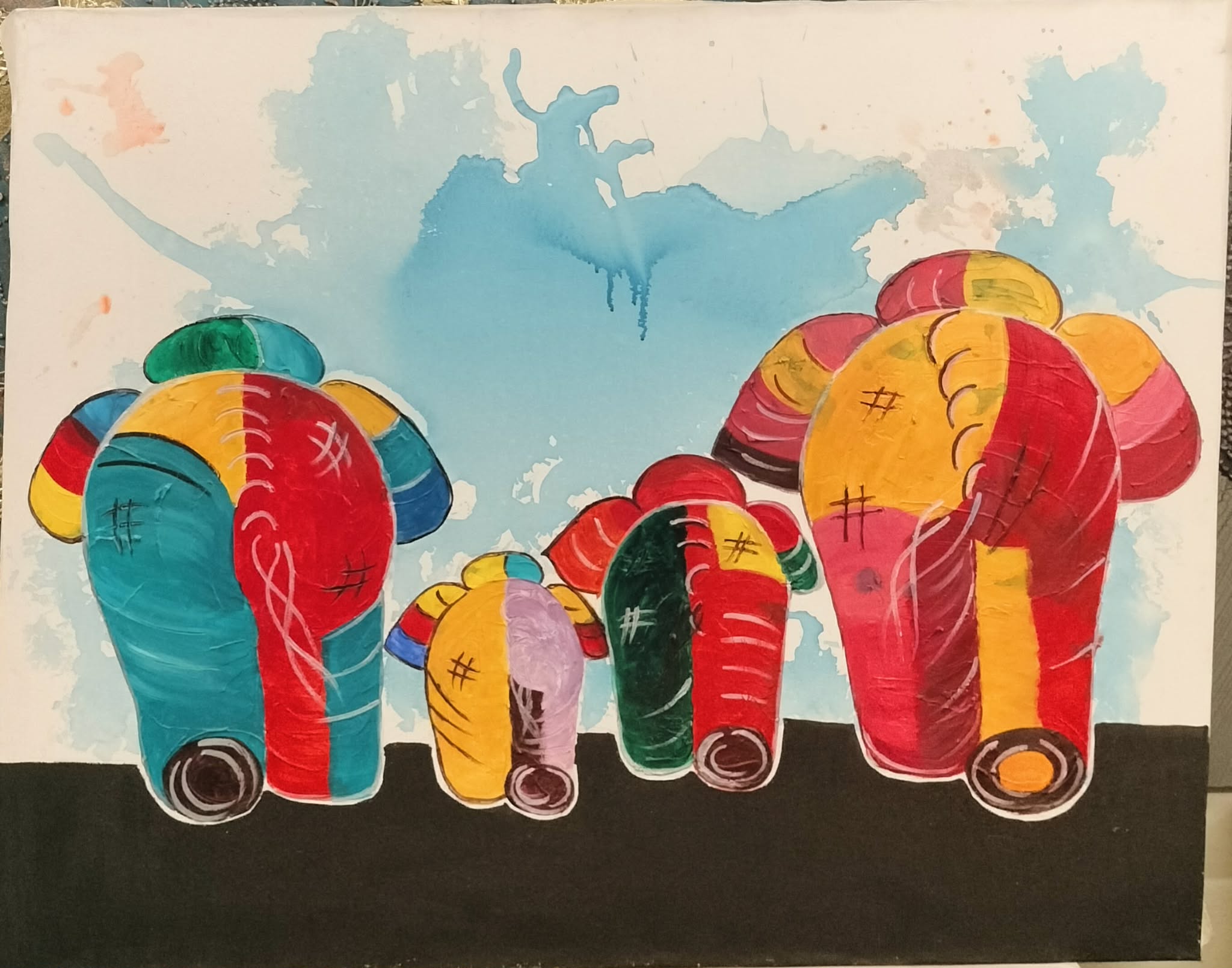 Elephant abstract 001