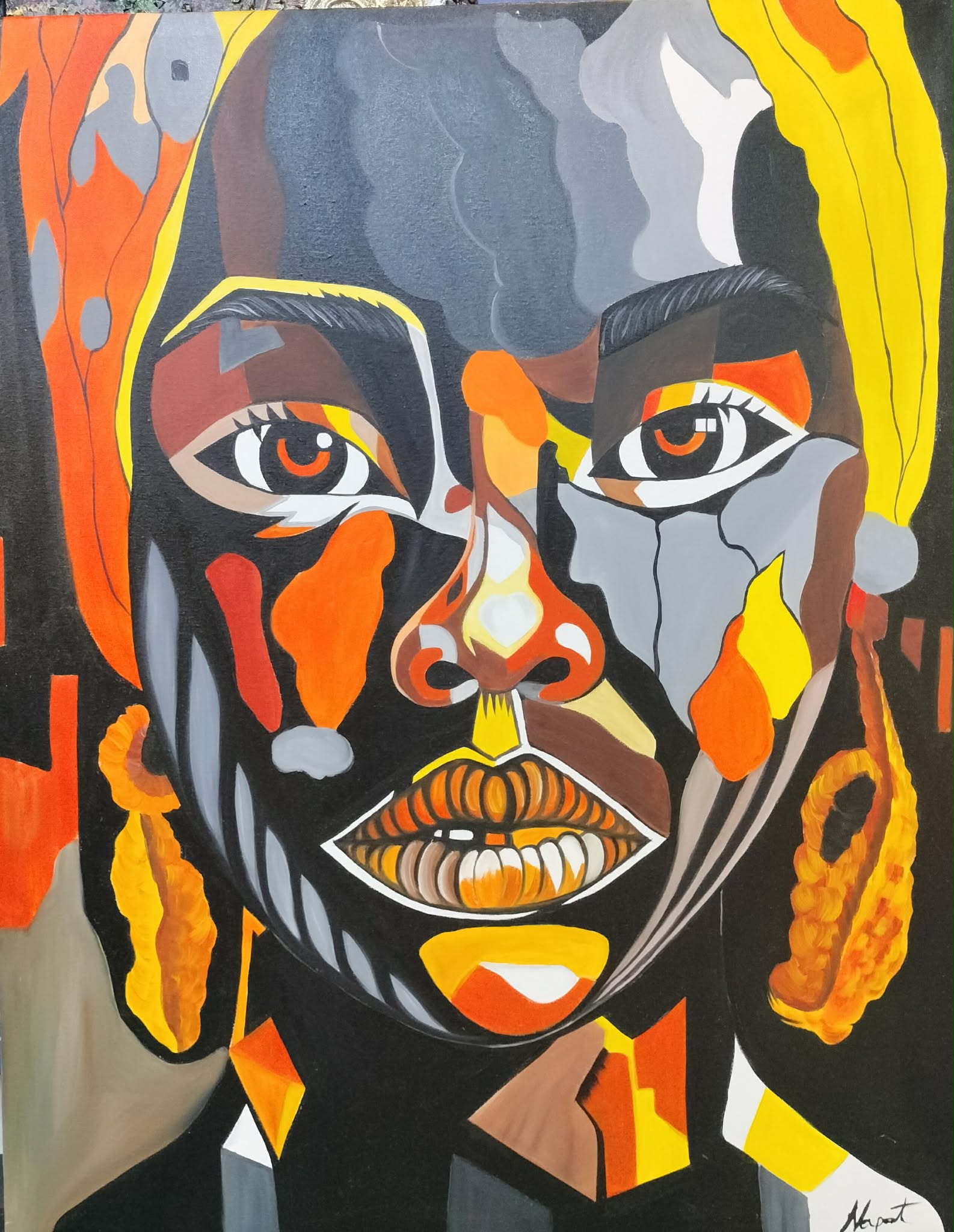 Lady abstract 001